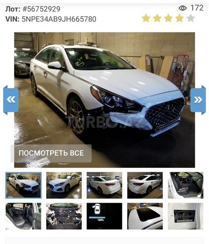 Hyundai Sonata 2018, 66,466 km - 2.0 l - Bakı