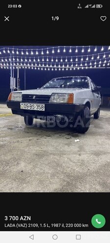 LADA (VAZ) 2109 1987, 75,800 km - 1.5 l - Ağcabədi