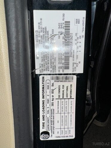 Ford Fusion (North America) 2014, 178,400 km - 1.5 l - Bakı