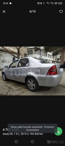 Geely CK 2013, 198,104 km - 1.5 l - Bakı