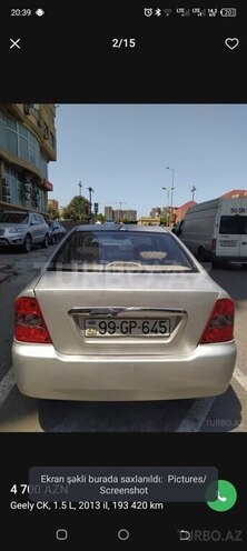 Geely CK 2013, 198,104 km - 1.5 l - Bakı