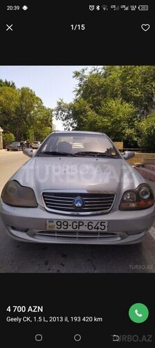 Geely CK 2013, 198,104 km - 1.5 l - Bakı