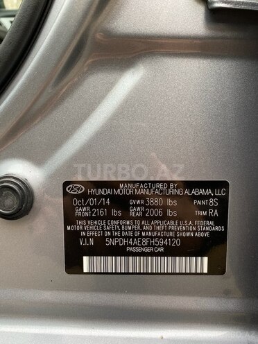 Hyundai Elantra 2014, 103,000 km - 1.8 l - Bakı