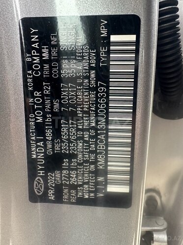 Hyundai Tucson 2022, 44,000 km - 1.6 l - Bakı