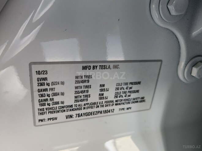 Tesla Model Y 2023, 3,400 km - 0.0 l - Bakı