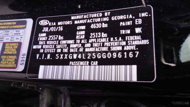 Kia Optima 2016, 208,410 km - 2.0 л - Ağstafa