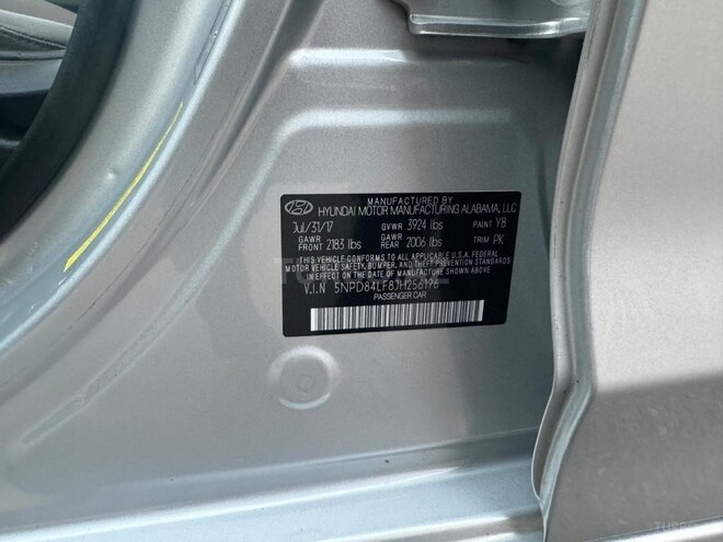 Hyundai Elantra 2017, 125,529 km - 2.0 l - Mingəçevir