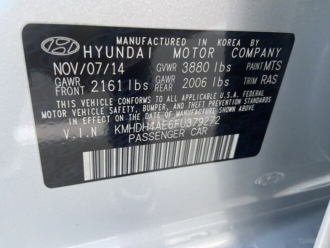 Hyundai Elantra 2014, 120,000 km - 1.8 l - Bakı