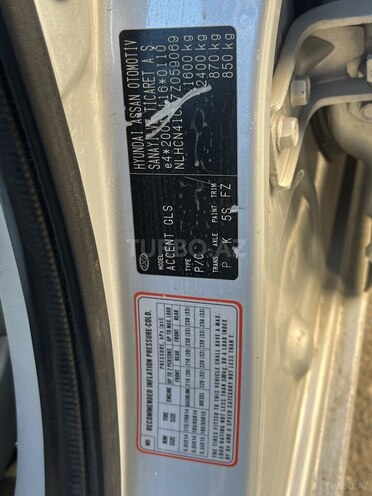 Hyundai Accent 2007, 117,954 km - 1.6 l - Sumqayıt