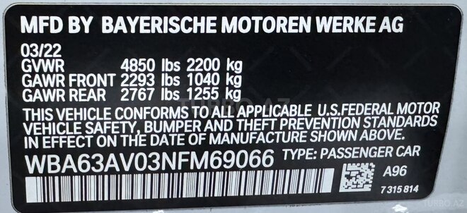 BMW 430 2022, 42,600 km - 2.0 l - Bakı
