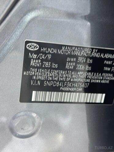 Hyundai Elantra 2019, 158,590 km - 2.0 l - Bakı