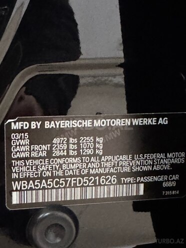 BMW 528 2015, 255,000 km - 2.0 l - Bakı