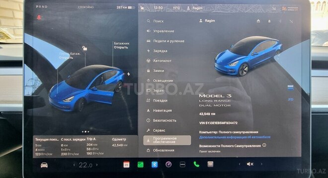 Tesla Model 3 2022, 41,500 km - 0.0 l - Bakı