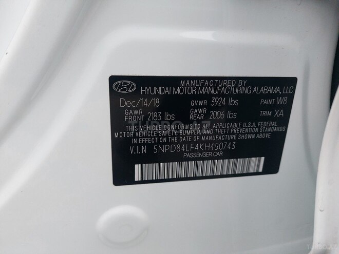 Hyundai Elantra 2018, 101,389 km - 2.0 l - Bakı