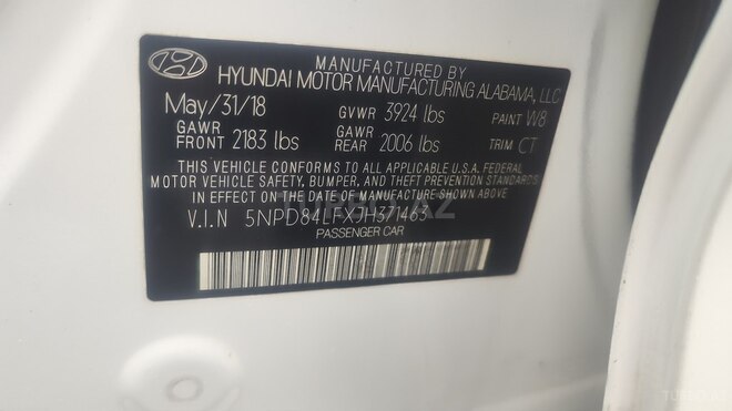 Hyundai Elantra 2018, 150,474 km - 2.0 l - Bakı