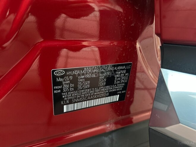 Hyundai Santa Fe 2019, 37,000 km - 2.0 l - Bakı