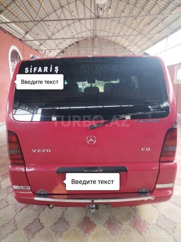 Mercedes Vito 2000, 582,000 km - 2.2 l - Bərdə