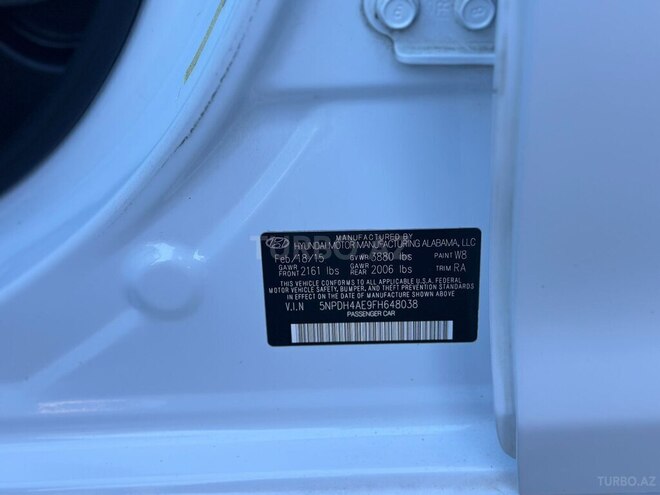 Hyundai Elantra 2015, 163,000 km - 1.8 l - Bakı