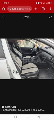 Honda Insight 2020, 166,000 km - 1.5 l - Bakı
