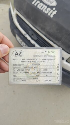 Ford Transit 2000, 555,555 km - 2.5 л - Bakı