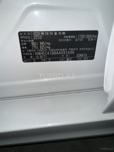 Hyundai Sonata 2010, 267,000 km - 2.0 l - Sumqayıt