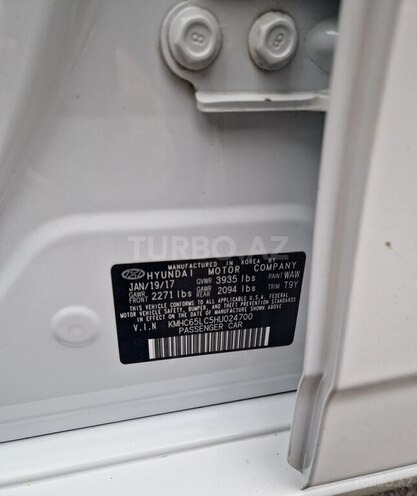 Hyundai IONIQ 2017, 158,000 km - 1.6 l - Bakı