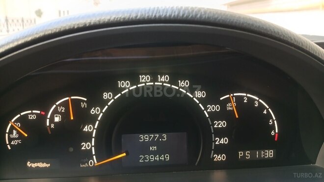 Mercedes S 320 2000, 239,000 km - 3.2 l - Bakı