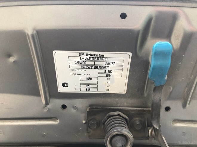 Daewoo Gentra 2014, 284,500 km - 1.5 l - Bakı