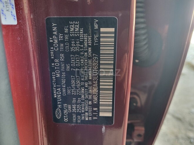 Hyundai Tucson 2019, 87,870 km - 2.0 l - Gəncə