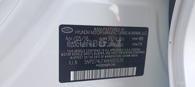 Hyundai Elantra 2016, 93,500 km - 2.0 l - Bakı