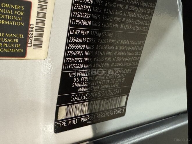 Land Rover Range Rover 2015, 162,900 km - 3.0 l - Bakı