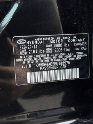 Hyundai Elantra 2014, 100,000 km - 1.8 л - Bakı