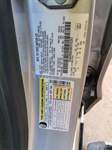Ford Fusion (North America) 2019, 182,000 km - 1.5 l - Xırdalan