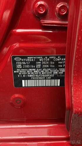Hyundai Elantra 2017, 204,000 km - 2.0 l - Bakı