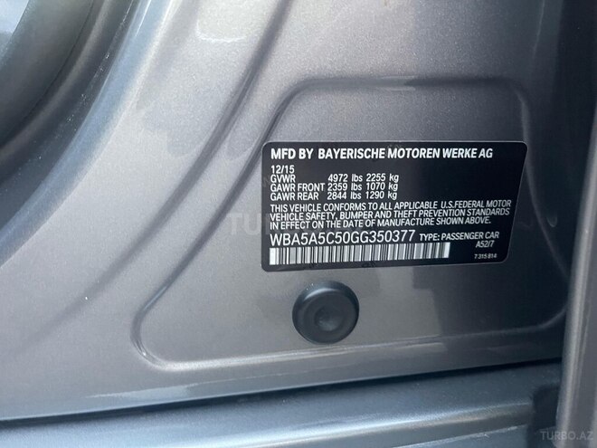 BMW 528 2015, 180,000 km - 2.0 l - Bakı