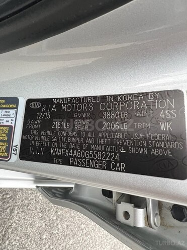 Kia Forte 2015, 268,567 km - 1.8 l - Bakı