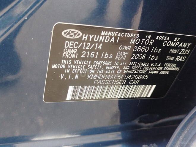 Hyundai Elantra 2014, 136,000 km - 1.8 л - Bakı