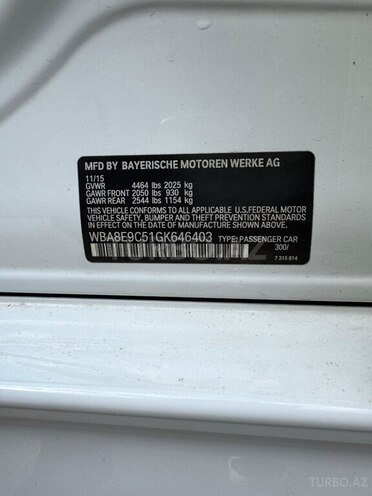 BMW 328 2016, 99,000 km - 2.0 l - Bakı