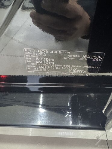 Hyundai Grandeur 2015, 146,000 km - 2.2 l - Sumqayıt