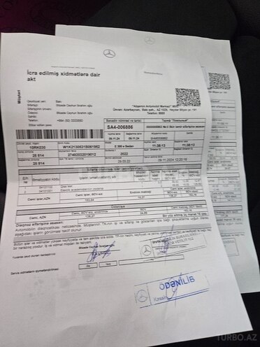 Mercedes E 300 e 2022, 26,000 km - 2.0 l - Bakı
