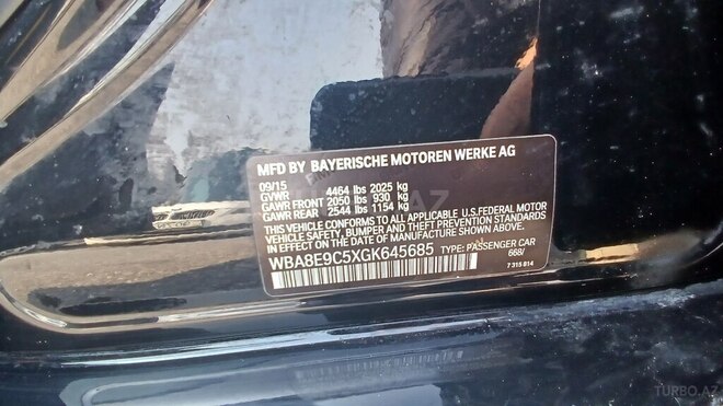 BMW 328 2015, 182,224 km - 2.0 l - Bakı