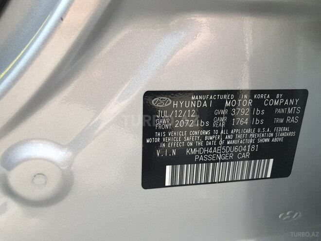 Hyundai Elantra 2012, 237,773 km - 1.8 l - Oğuz
