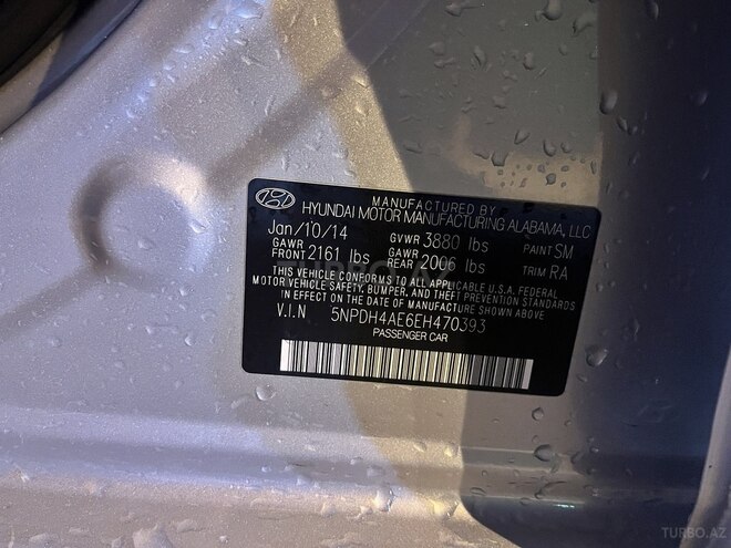 Hyundai Elantra 2014, 147,000 km - 1.8 l - Bakı