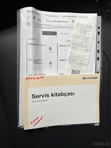 Hyundai Elantra 2024, 14,500 km - 1.5 l - Bakı