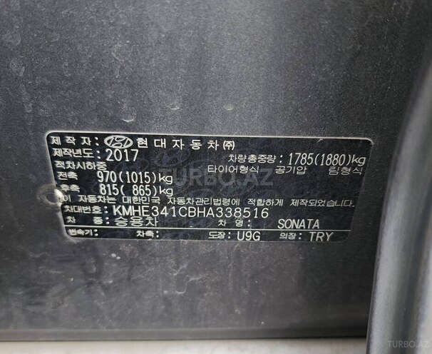 Hyundai Sonata 2017, 140,000 km - 2.0 l - Bakı