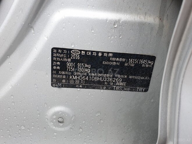 Hyundai Avante 2016, 151,000 km - 1.6 л - Bakı