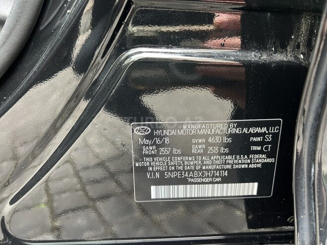 Hyundai Sonata 2018, 110,812 km - 2.0 l - Bakı