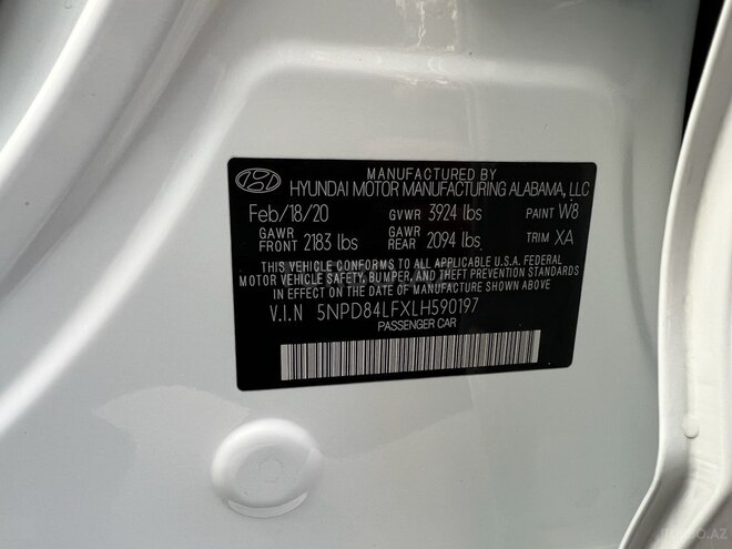 Hyundai Elantra 2020, 21,350 km - 2.0 l - Bakı