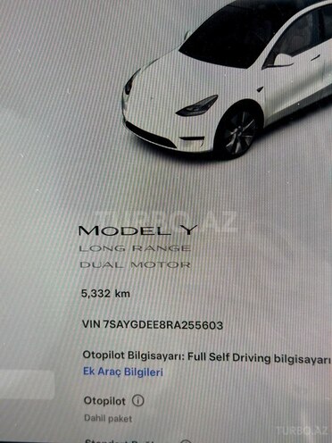 Tesla Model Y 2024, 5,332 km - 0.0 l - Bakı