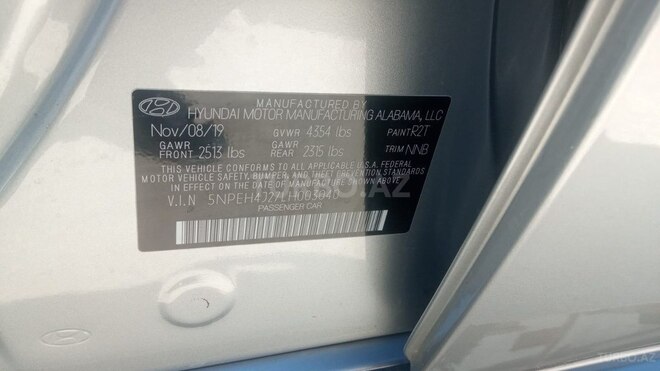 Hyundai Sonata 2019, 82,000 km - 1.6 l - Bakı
